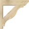 Ekena Millwork Funston Slat Rough Sawn Outlooker, Douglas Fir, 6"W x 22"D x 22"H OUT06X22X22FST06RDF - alternate 3